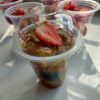 viral dubai pistachio kunafa or knafeh strawberry cups