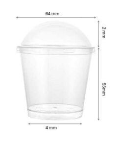 Empty Dessert Cups- Round Empty dessert cups round or cylinder shape